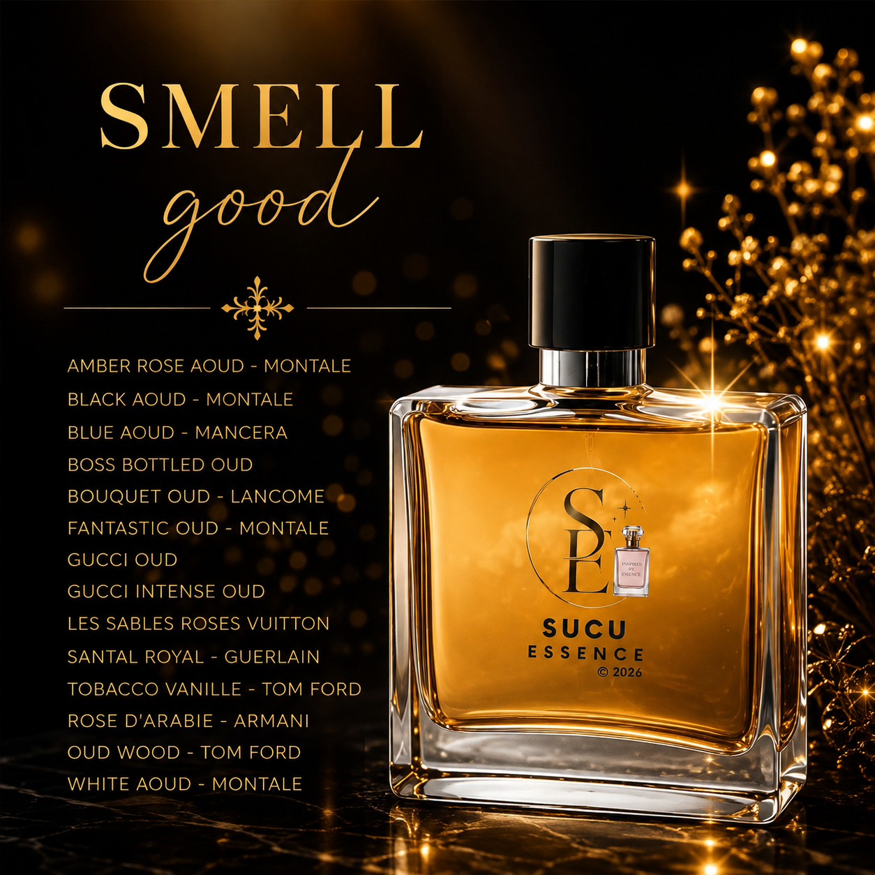 Sucu Essence unisex oud catalogue